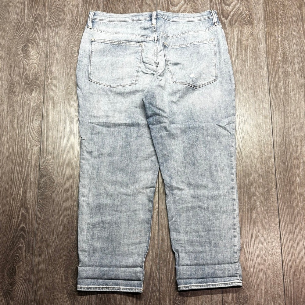 J.Crew Relaxed Boyfriend Jeans Light Wash Distressed Denim Size 30 Re-Imagined